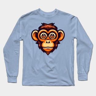 Cute Cartoon Monkey Long Sleeve T-Shirt